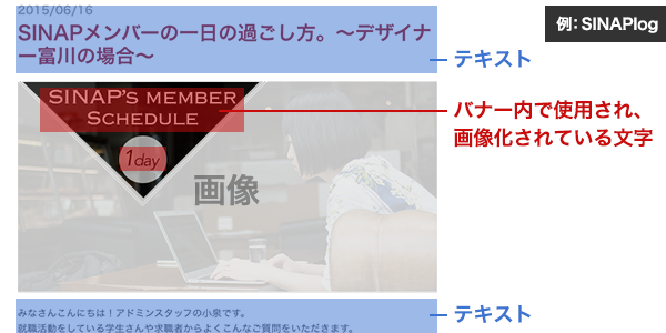 webで使用される文字、画像に含まれる文字